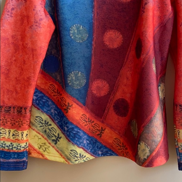 Colourful long sleeve top XL - Picture 6 of 7